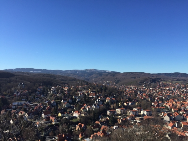 The Brocken From Schloss Wernigerode