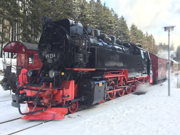 Loco At Schierke Bahnhof